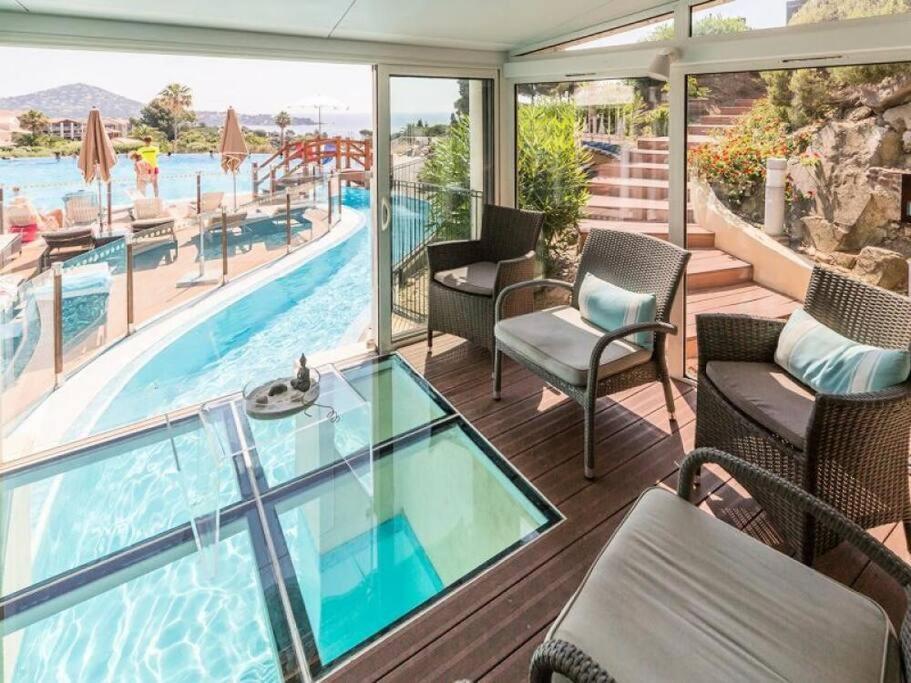 Saint-Raphaël Dans Un Cadre D'Exception, Vue Mer Panoramique A Agay Cote D'Azur, Village Vacances Cap Esterel, T2 Avec Jardin, Golf, Climatisation, Wifi, 5 Piscines מראה חיצוני תמונה