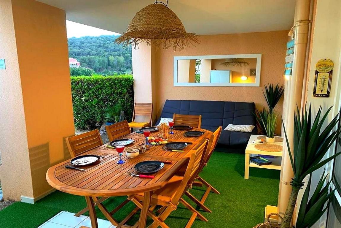 Saint-Raphaël Dans Un Cadre D'Exception, Vue Mer Panoramique A Agay Cote D'Azur, Village Vacances Cap Esterel, T2 Avec Jardin, Golf, Climatisation, Wifi, 5 Piscines מראה חיצוני תמונה