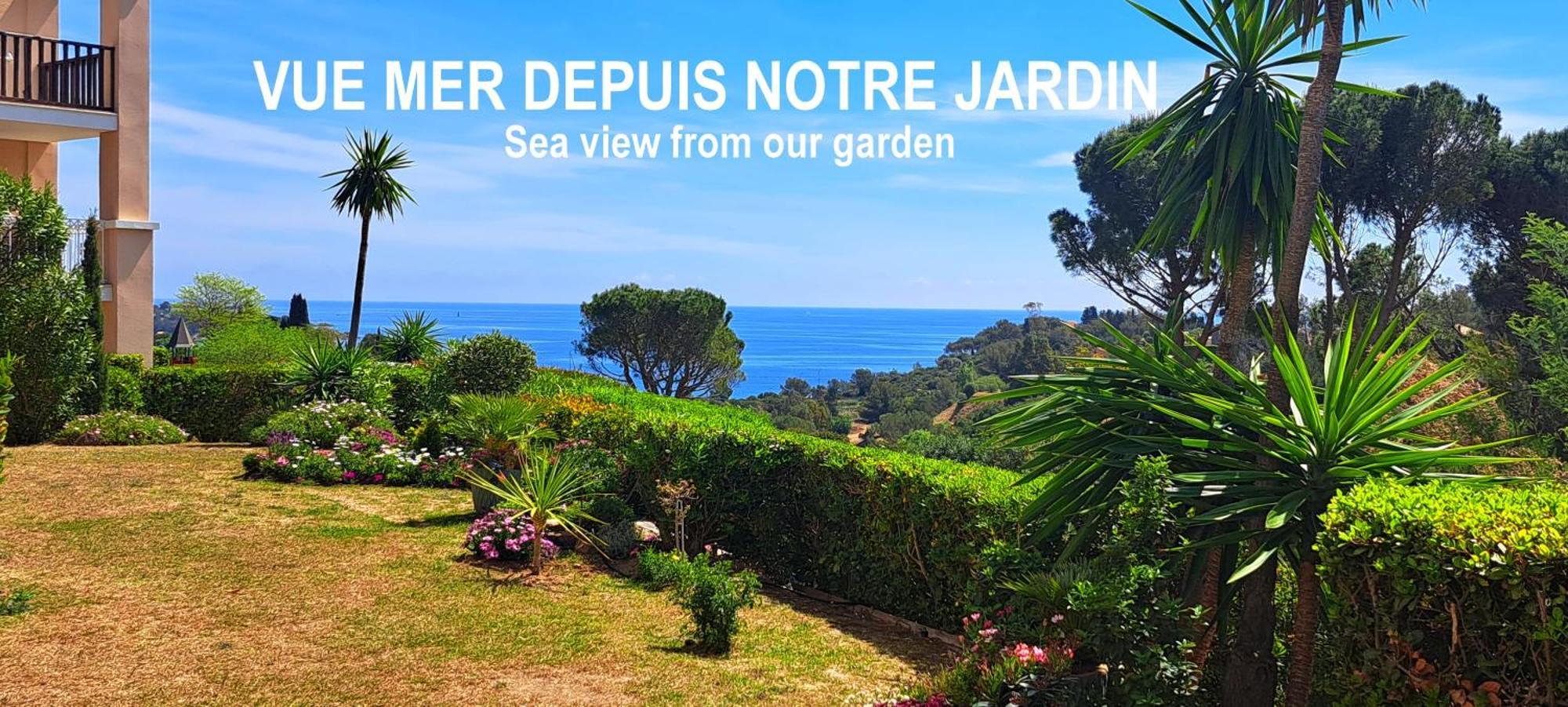 Saint-Raphaël Dans Un Cadre D'Exception, Vue Mer Panoramique A Agay Cote D'Azur, Village Vacances Cap Esterel, T2 Avec Jardin, Golf, Climatisation, Wifi, 5 Piscines מראה חיצוני תמונה