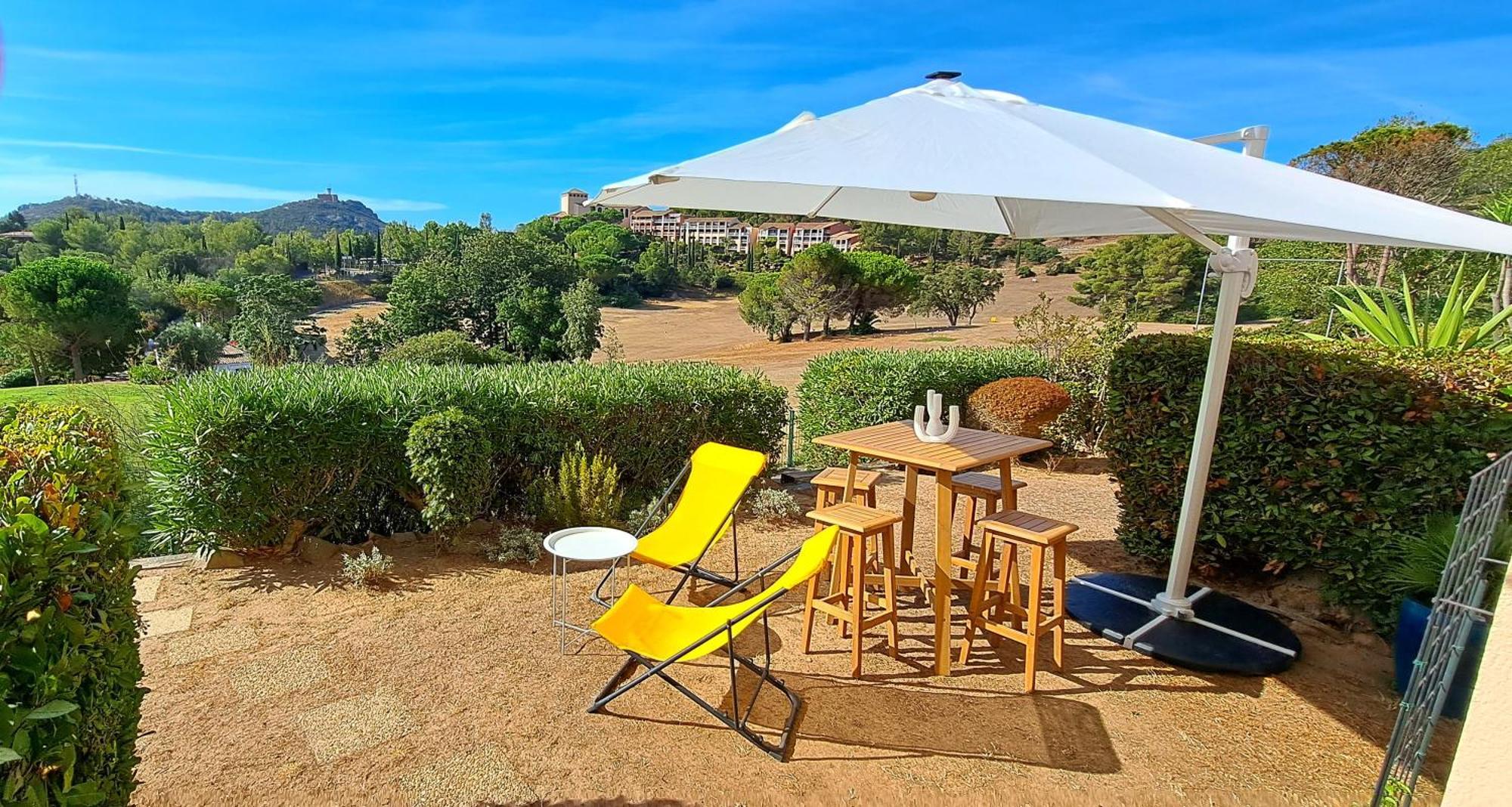 Saint-Raphaël Dans Un Cadre D'Exception, Vue Mer Panoramique A Agay Cote D'Azur, Village Vacances Cap Esterel, T2 Avec Jardin, Golf, Climatisation, Wifi, 5 Piscines מראה חיצוני תמונה